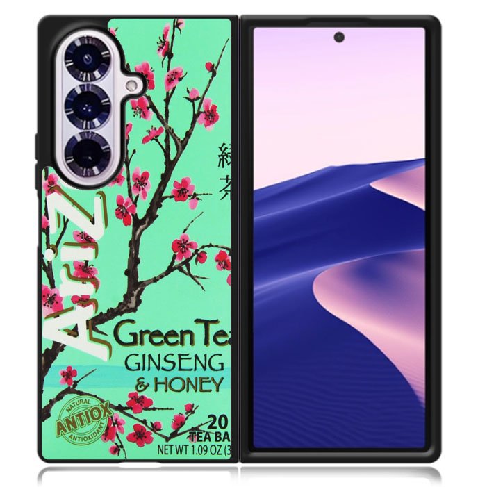 Arizona Green Tea Beverage Drink Retro Teal Samsung Galaxy Z Fold 7 5G Case BC1848