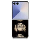 Wisdom Monkeys Thoughtful Quirky Cute Samsung Galaxy Z Flip 7 Case BC1849