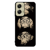 Wisdom Monkeys Thoughtful Quirky Cute Case Motorola Moto G Stylus 2024 5G BC1849