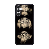 Wisdom Monkeys Thoughtful Quirky Cute Case Samsung Galaxy A15 BC1849