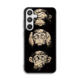 Wisdom Monkeys Thoughtful Quirky Cute Samsung Galaxy A26 5G Case BC1849