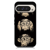 Wisdom Monkeys Thoughtful Quirky Cute Google Pixel 10 Pro XL Case BC1849