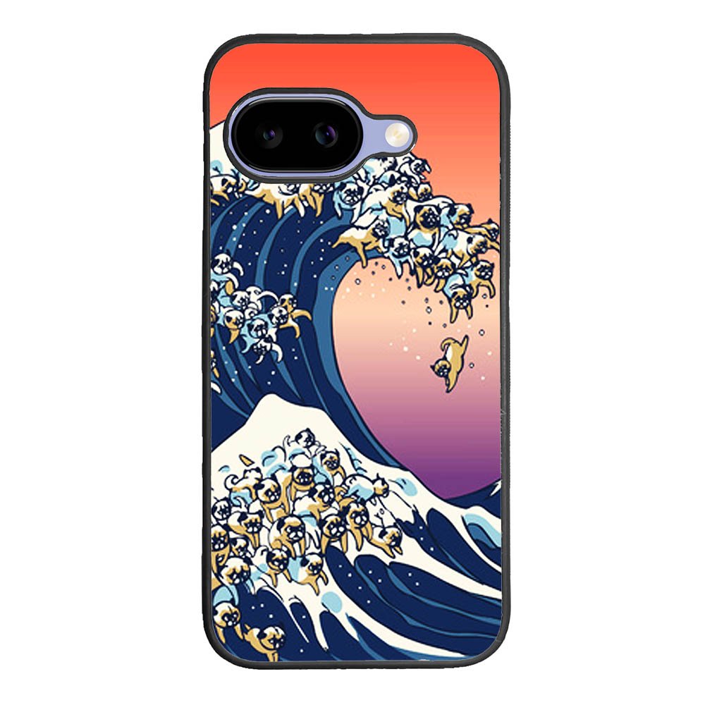 The Great Wave of Pug Google Pixel 10A Case BC1851