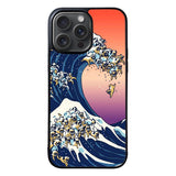 The Great Wave of Pug Case iPhone 15 Pro BC1851