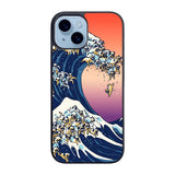 The Great Wave of Pug Case iPhone 15 BC1851
