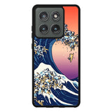The Great Wave of Pug Case Motorola Moto Edge 2025 BC1851