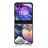 The Great Wave of Pug Motorola Moto Razr 2024 , Moto Razr 50 Case FE1851