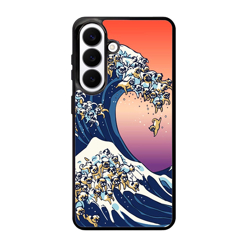 The Great Wave of Pug Samsung Galaxy S26 Plus Case BC1851