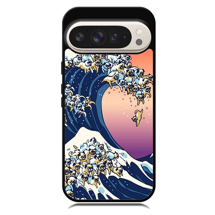 The Great Wave of Pug Google Pixel 10 | Google Pixel 10 Pro Case BC1851
