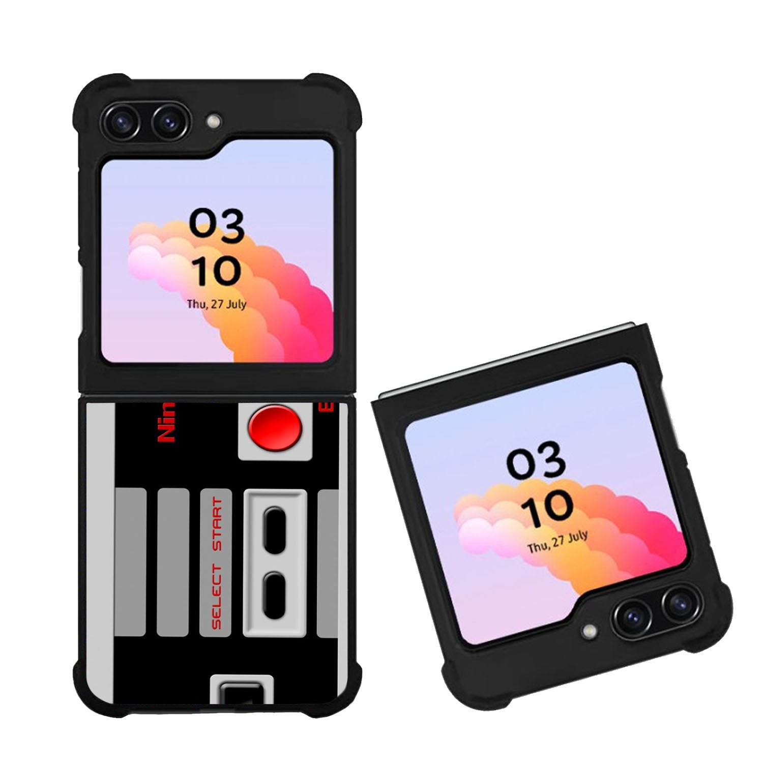 Classic retro Nintendo game controller Case Samsung Galaxy Z Flip 5 5G BC1854