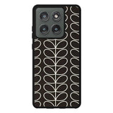 Pattern Orla Kiely Black Case Motorola Moto Edge 2025 BC1821
