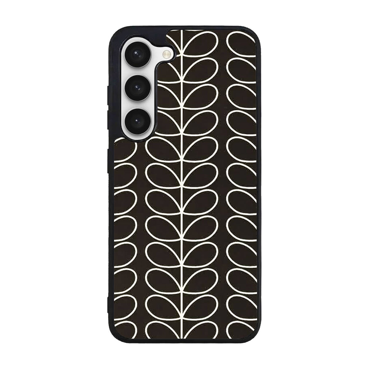 Pattern Orla Kiely Black Case Samsung Galaxy S24 Plus 5G BC1821