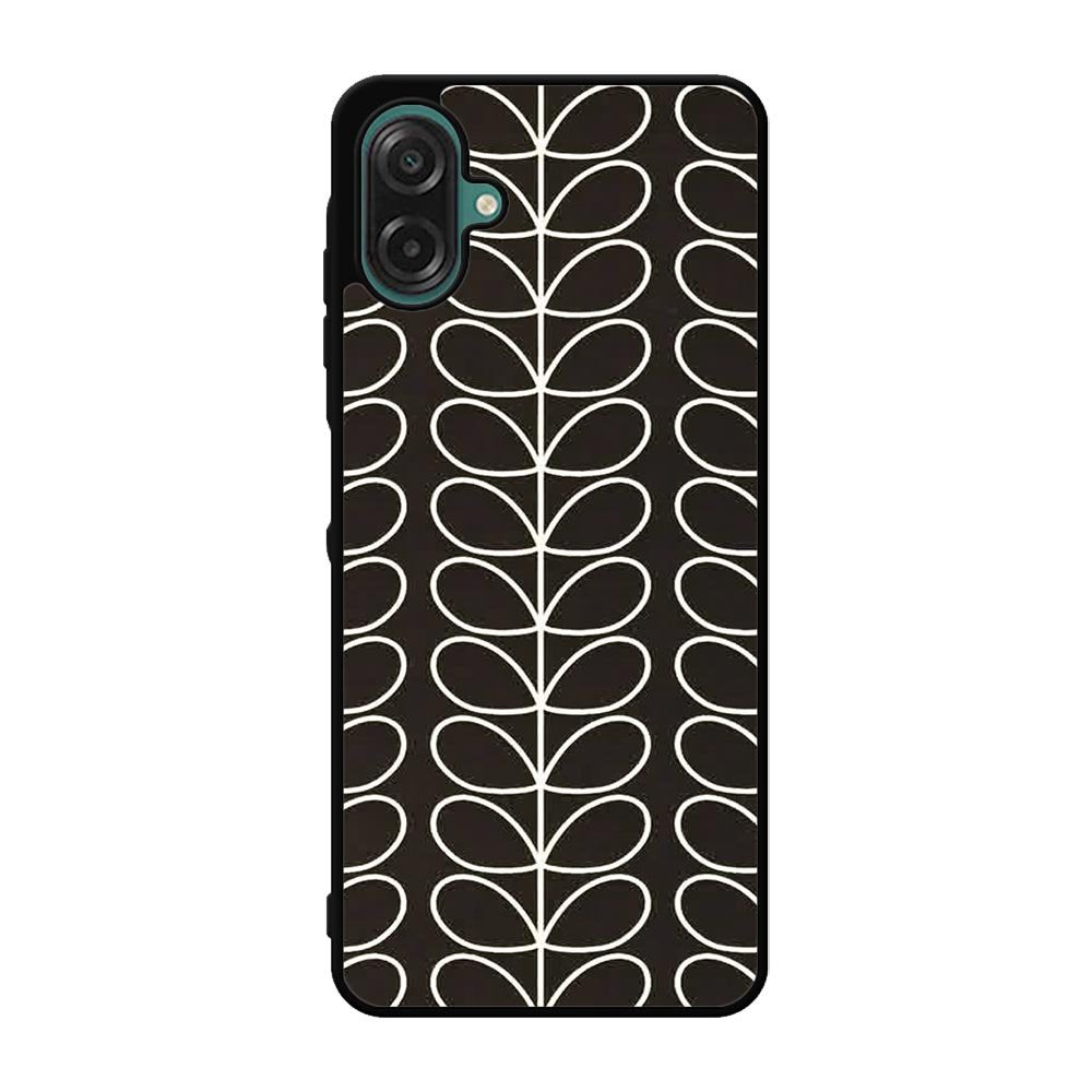 Pattern Orla Kiely Black Case Samsung Galaxy A07 BC1821