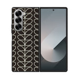 Pattern Orla Kiely Black Case Samsung Galaxy Z Fold 6 5G BC1821