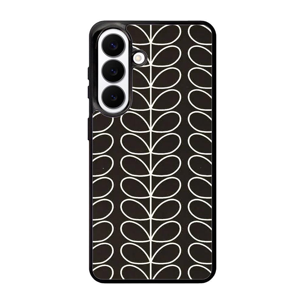 Pattern Orla Kiely Black Samsung Galaxy S26 Plus Case BC1821