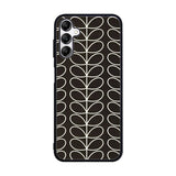 Pattern Orla Kiely Black Case Samsung Galaxy A15 BC1821