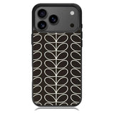Pattern Orla Kiely Black iPhone 17 Pro Case BC1821