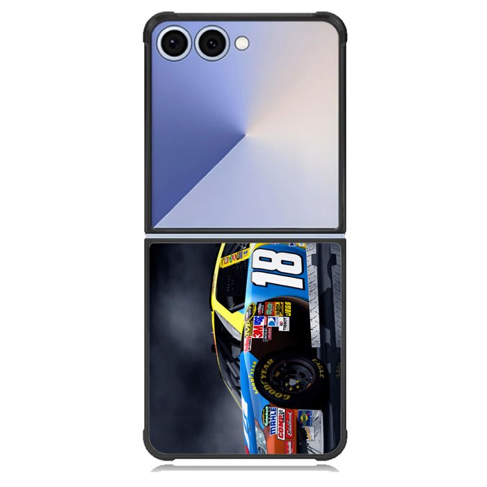 Kyle Bush Nascar Racer Car front Samsung Galaxy Z Flip 7 Case BC1824