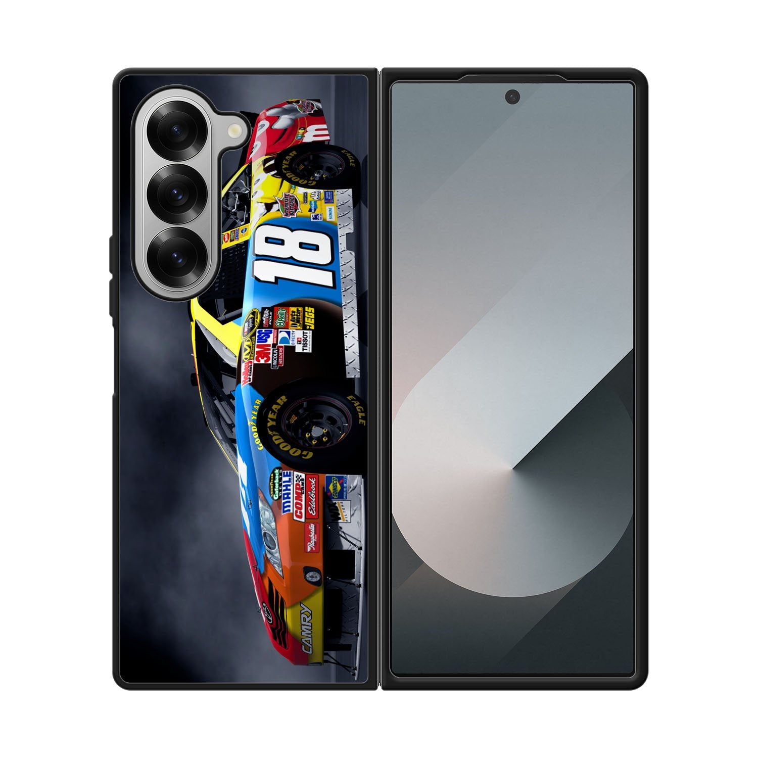 Kyle Bush Nascar Racer Car front Case Samsung Galaxy Z Fold 6 5G BC1824