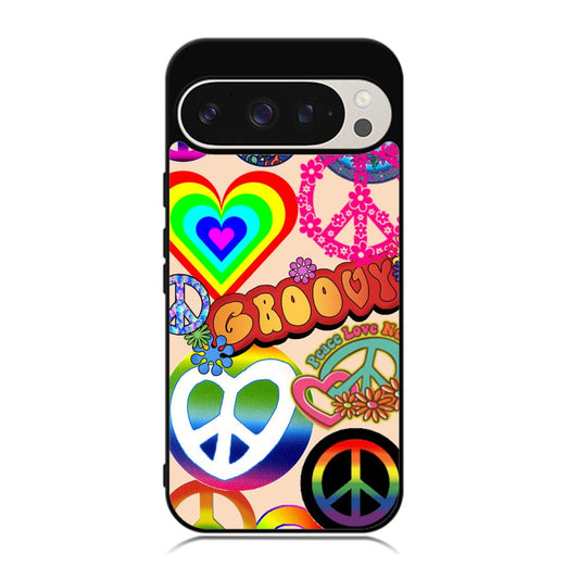 60S PEACE SIGN Case Google Pixel 9 Pro XL BC3075
