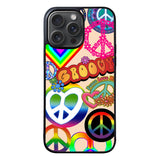 60S PEACE SIGN Case iPhone 15 Pro BC3075