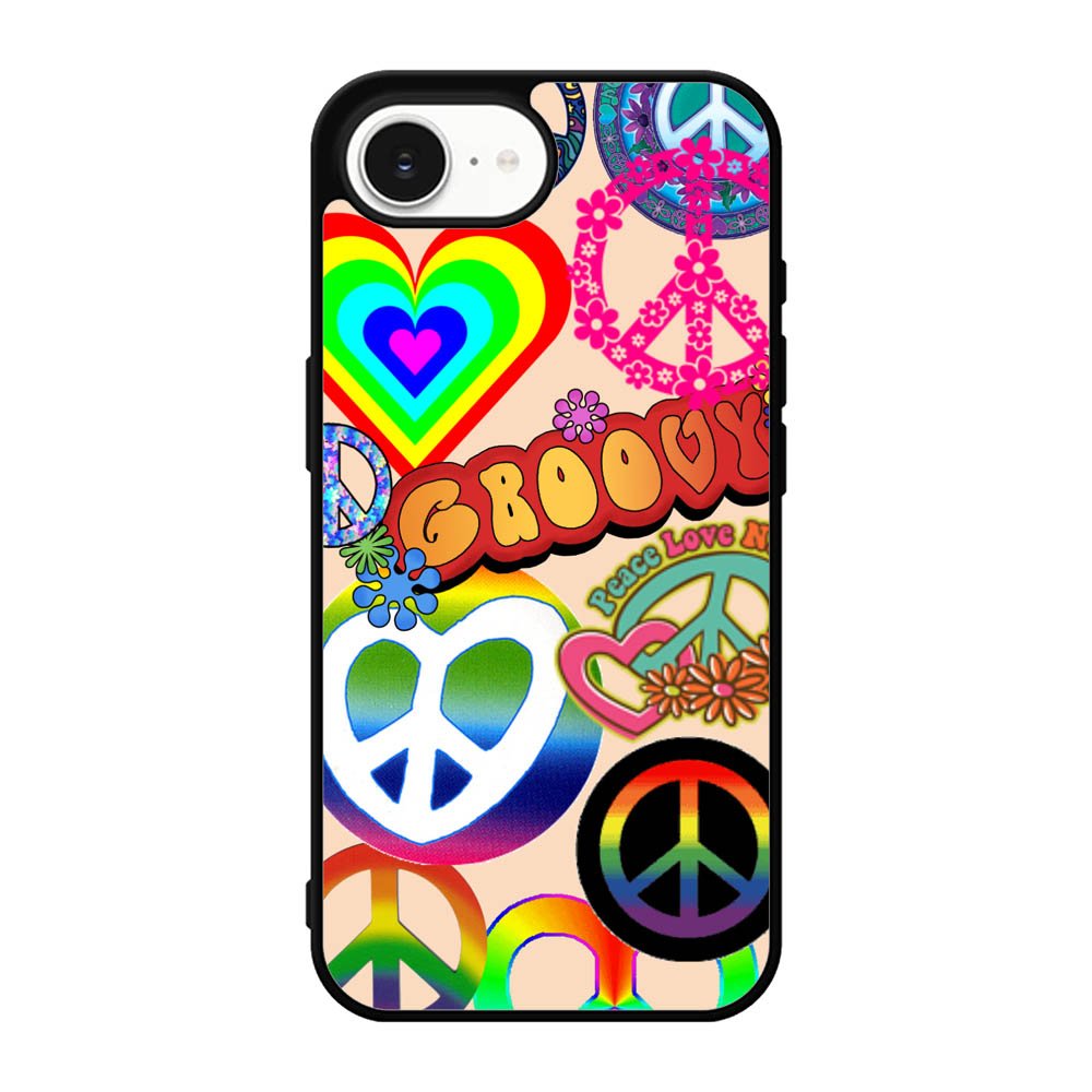 60S PEACE SIGN iPhone 17e Case BC3075