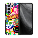60S PEACE SIGN Case Samsung Galaxy z Fold 5 5G BC3075
