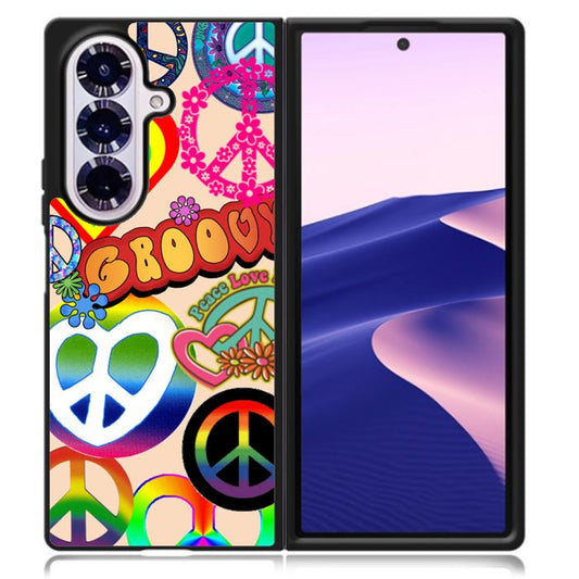 60S PEACE SIGN Samsung Galaxy Z Fold 7 5G Case BC3075