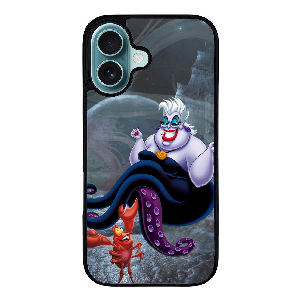 Ursula Octopus little mermaid Case iPhone 16 Plus BC3092