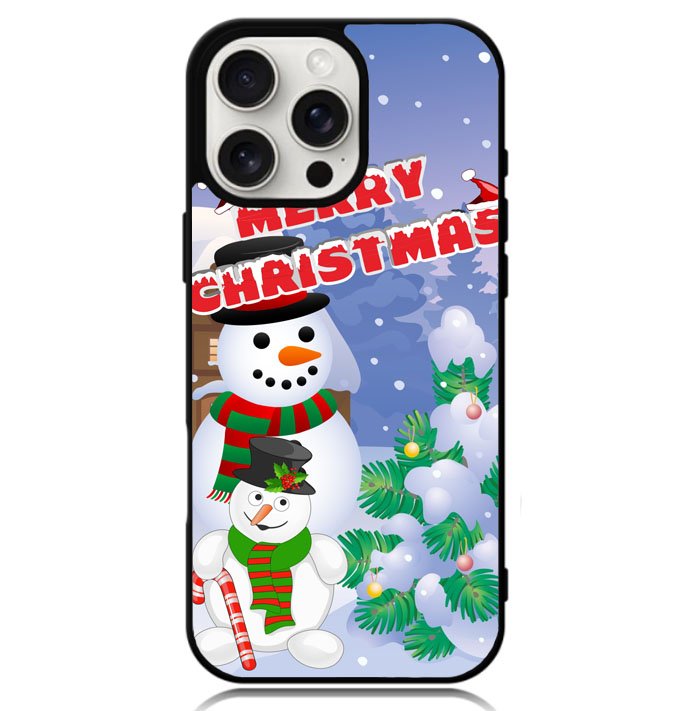 Christmas Snowman Gift Case iPhone 16 Pro BC3082