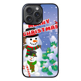 Christmas Snowman Gift Case iPhone 15 Pro BC3082