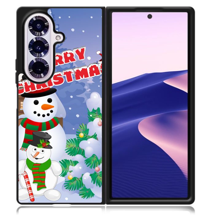 Christmas Snowman Gift Samsung Galaxy Z Fold 7 5G Case BC3082