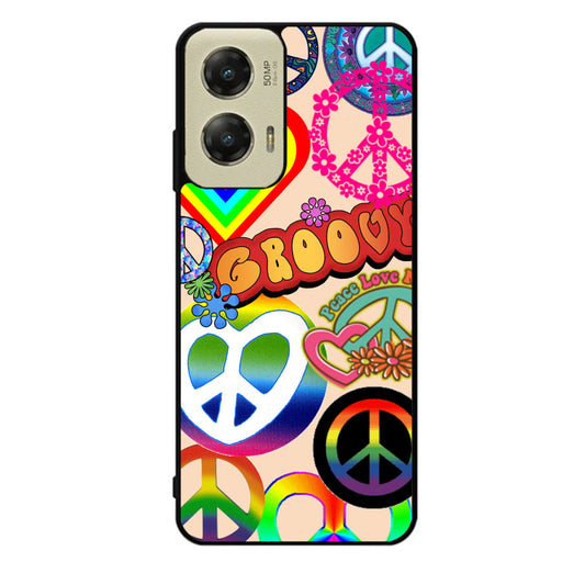 60S PEACE SIGN Case Motorola Moto G Stylus 2024 5G BC3075