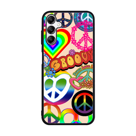 60S PEACE SIGN Case Samsung Galaxy A15 BC3075