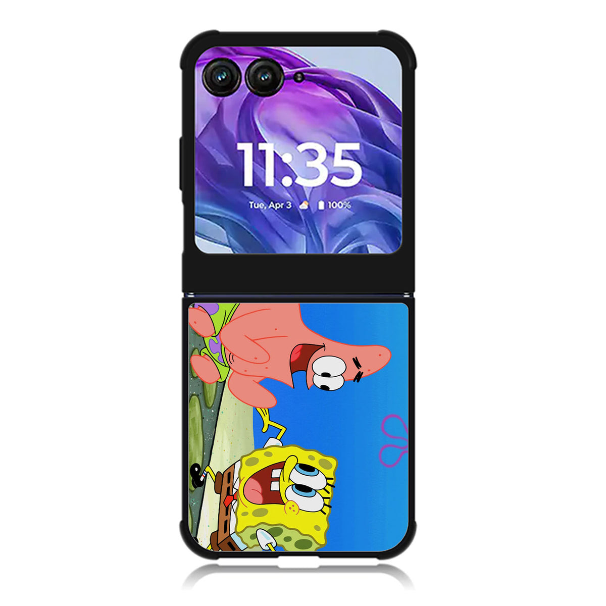 Spongbob and Patrik Motorola Moto Razr Plus 2025/2024 Case, Moto Razr 50 Ultra 5G BC1580