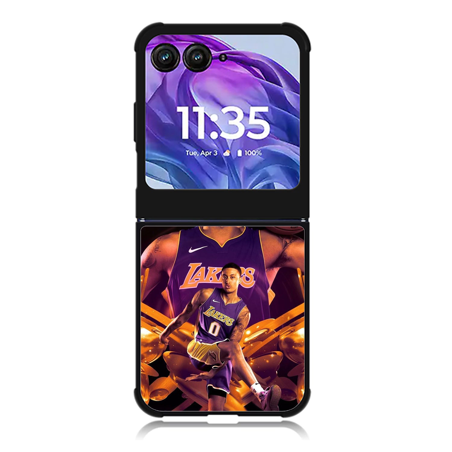 Klye Kuzma Lakers Motorola Moto Razr Plus 2025/2024 Case, Moto Razr 50 Ultra 5G BC1561