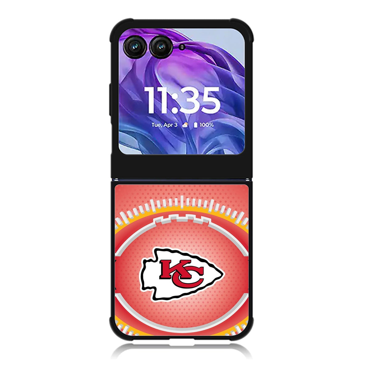 kansas city chiefs Motorola Moto Razr 2024 , Moto Razr 50 Case FE1558