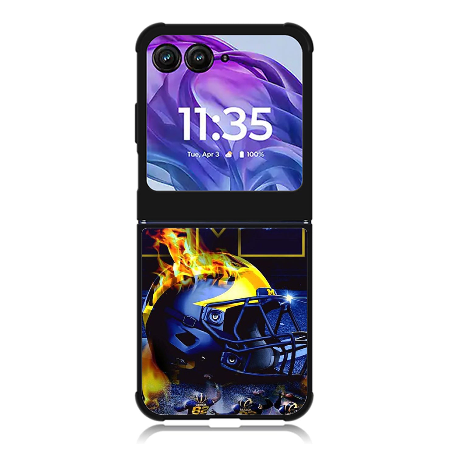 Michigan Wolverines Motorola Moto Razr Plus 2025/2024 Case, Moto Razr 50 Ultra 5G BC1569