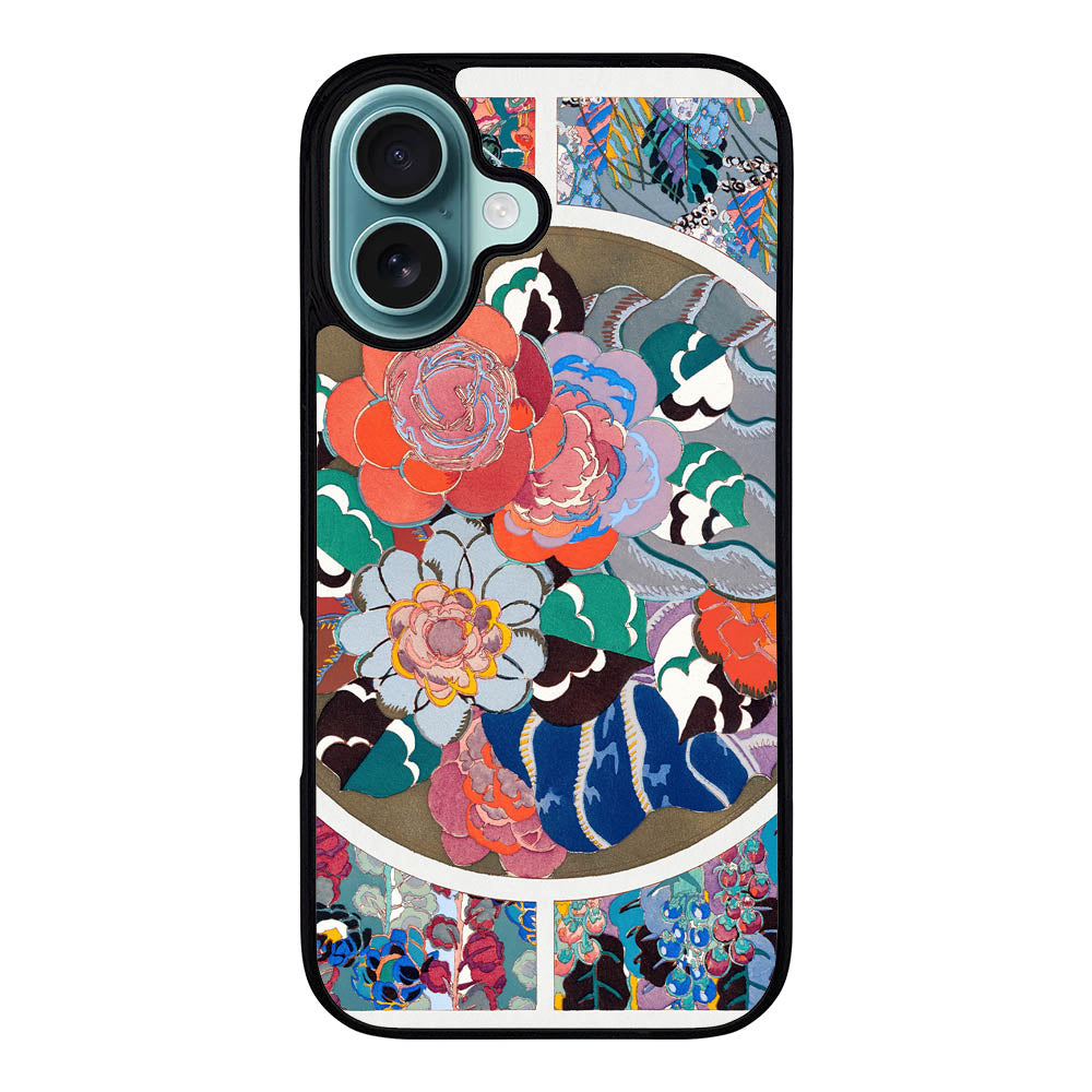 Flower Art Deco Case Covers iPhone 16 Plus BC0261