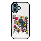 Small World Abstract Art Case Covers iPhone 16 Plus BC0268