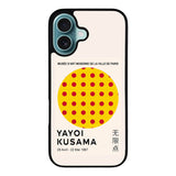 Yellow Circle Red Dot Art Yayoi Kusama Case Covers iPhone 16 BC0290