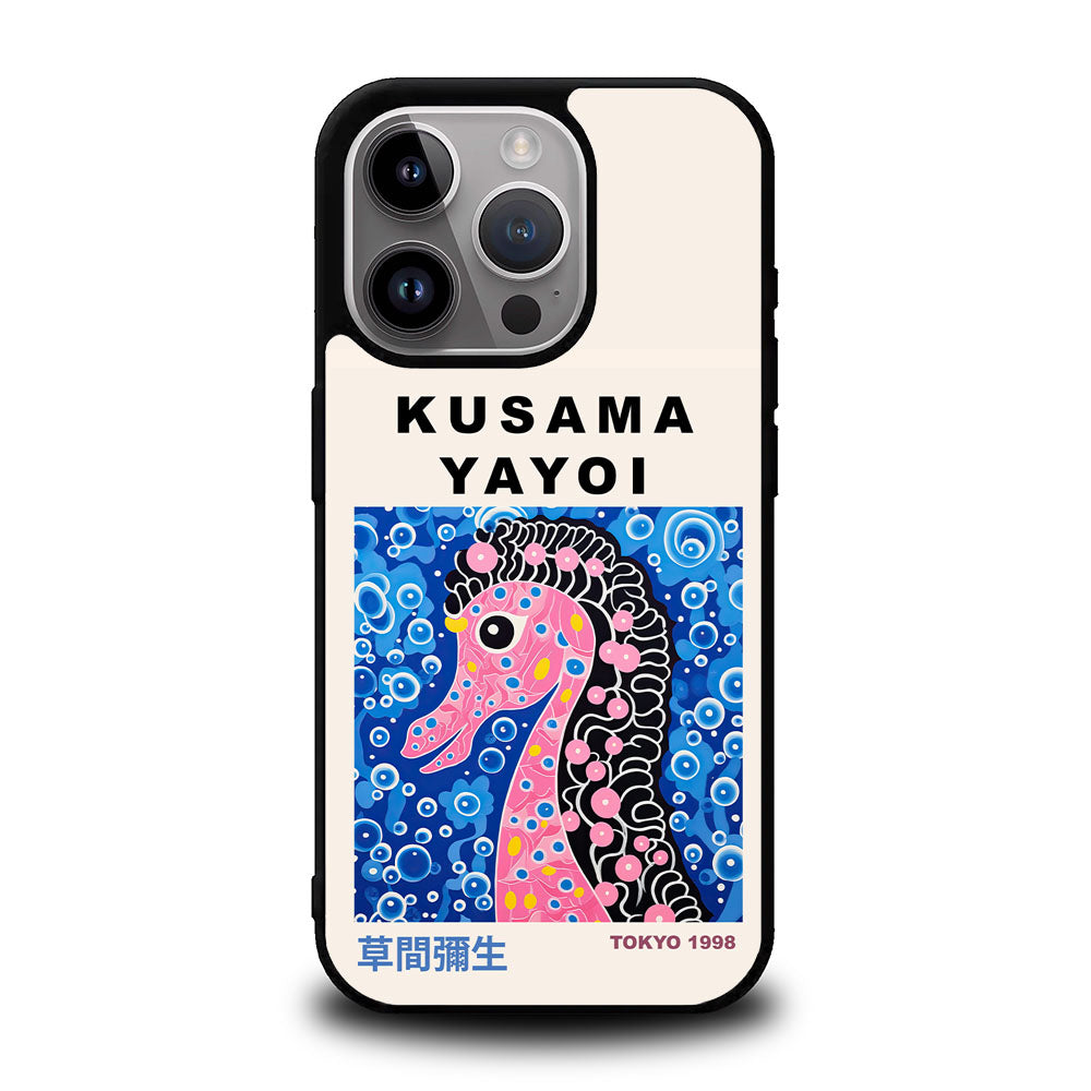 Seahorse Yyaoi Kusama Art Case Covers iPhone 16 Pro BC0299