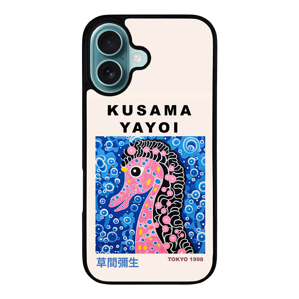 Seahorse Yyaoi Kusama Art Case Covers iPhone 16 BC0299