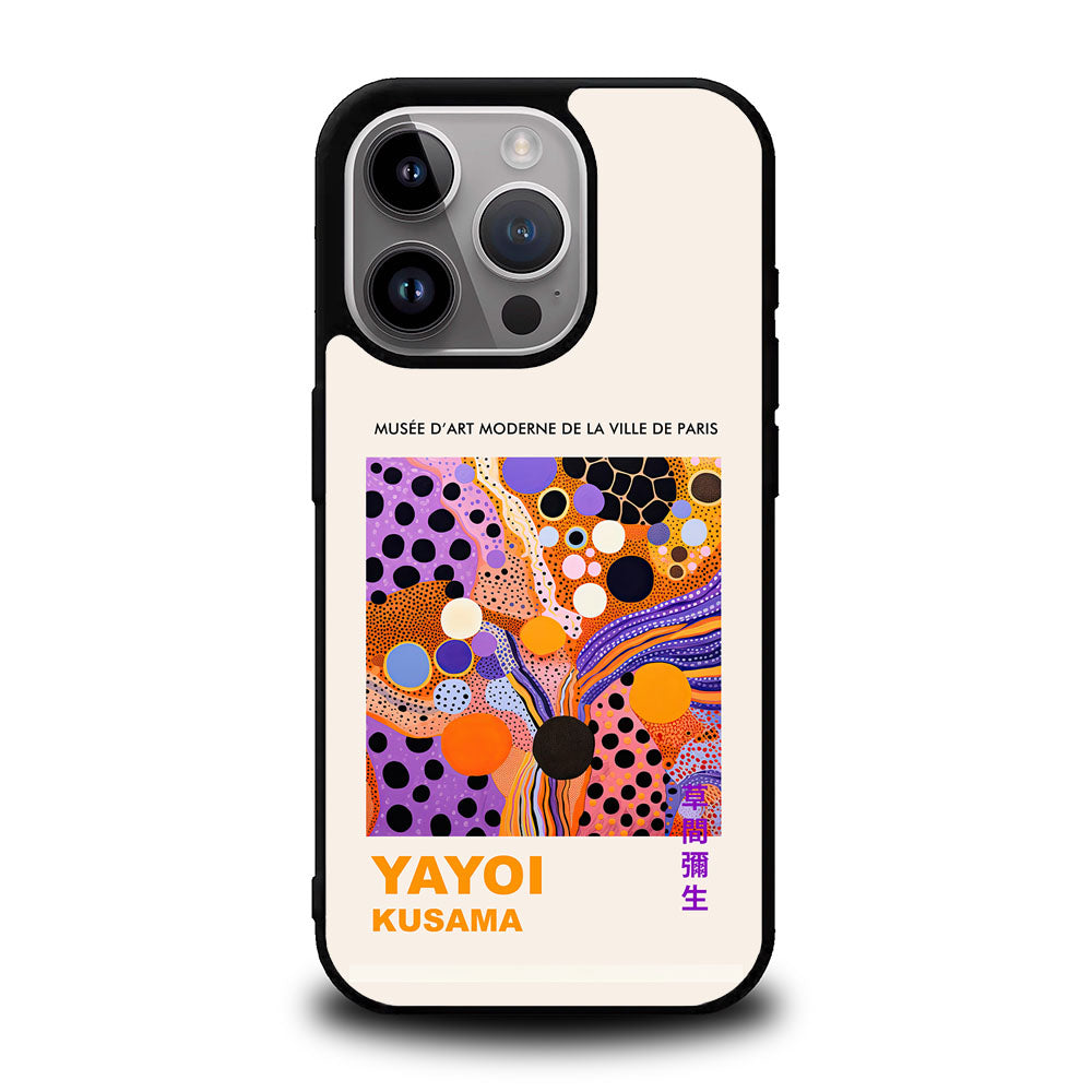 Abstract Art Yayoi Kusama Case Covers iPhone 16 Pro Max BC0312
