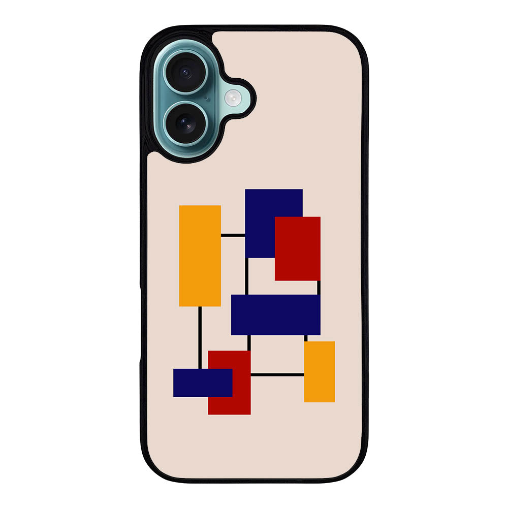 Abstract Rectangle Case Covers iPhone 16 Plus BC0313