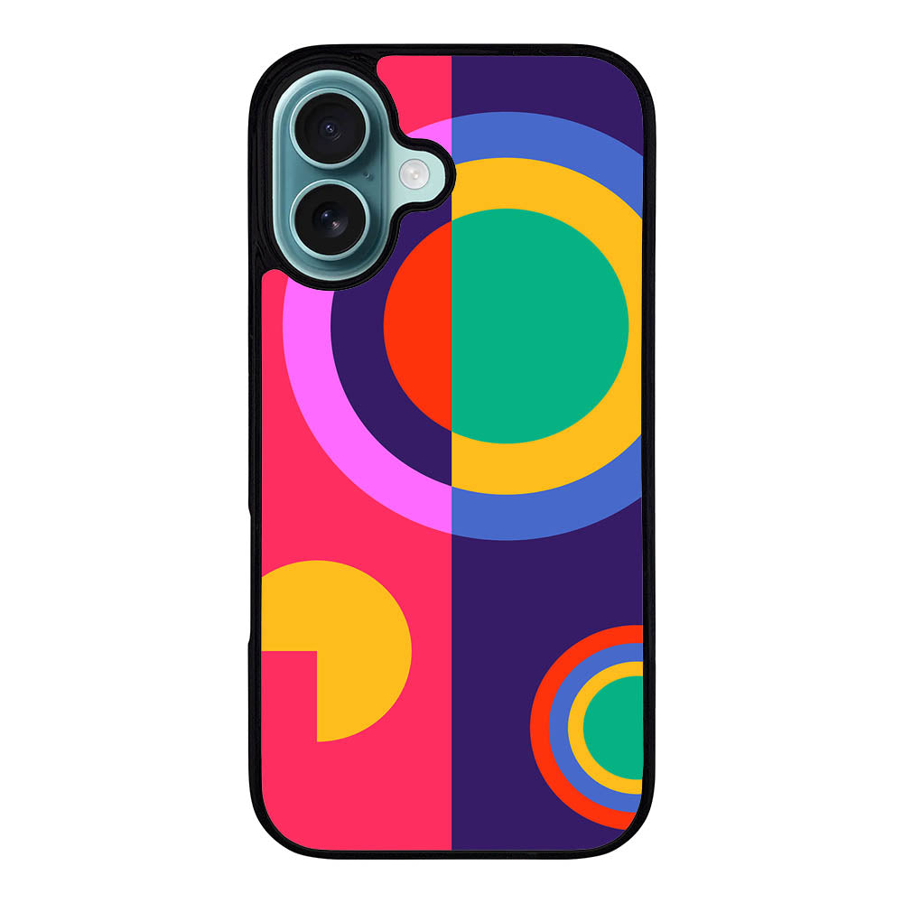 Minimalist Circle Art Case Covers iPhone 16 Plus BC0324