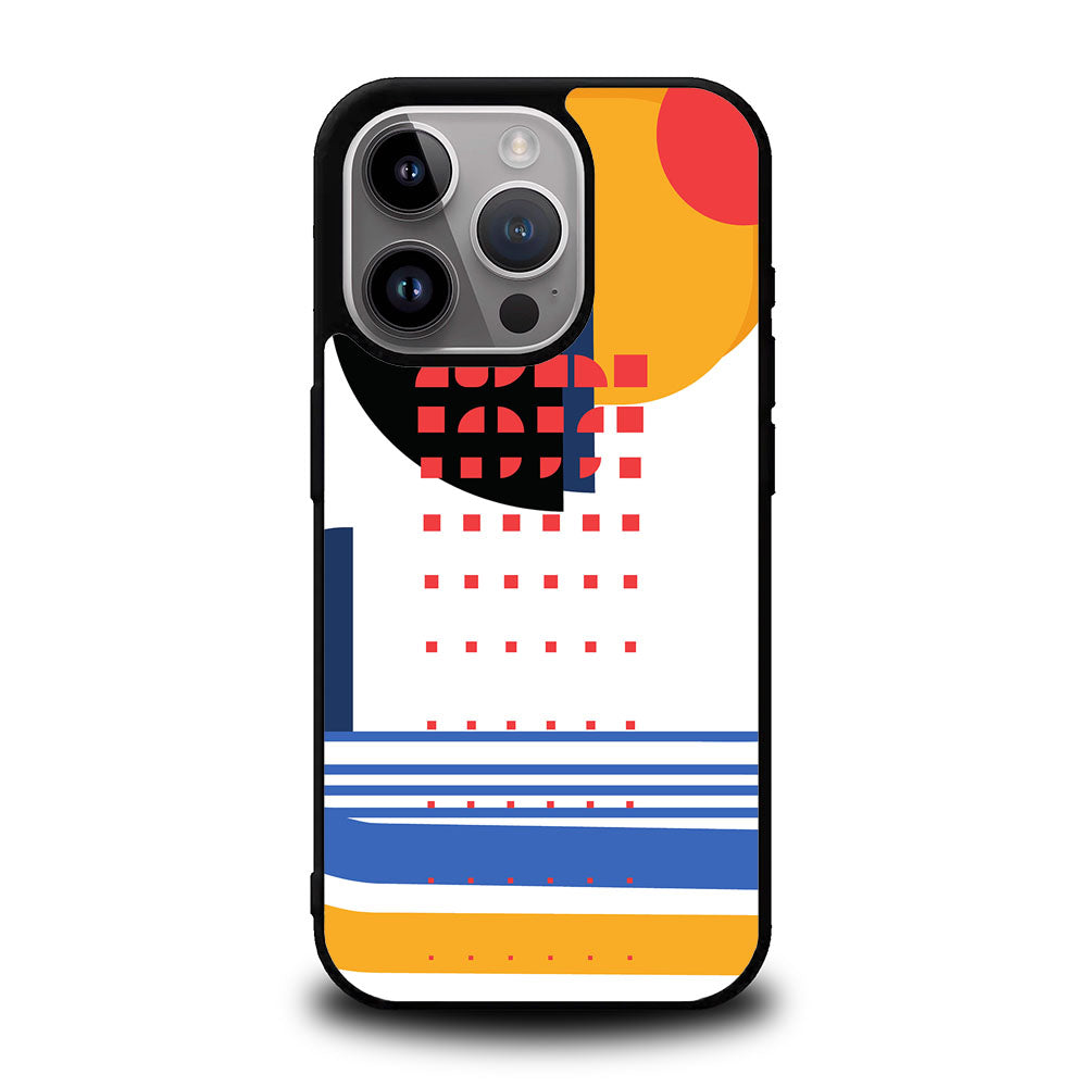 Minimalist Bauhaus Art Case Covers iPhone 16 Pro BC0375