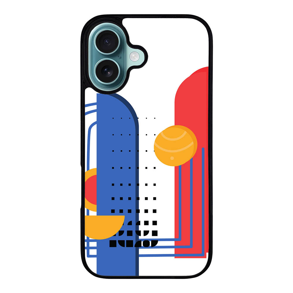 Minimalist Bauhaus Art Case Covers iPhone 16 Plus BC0378