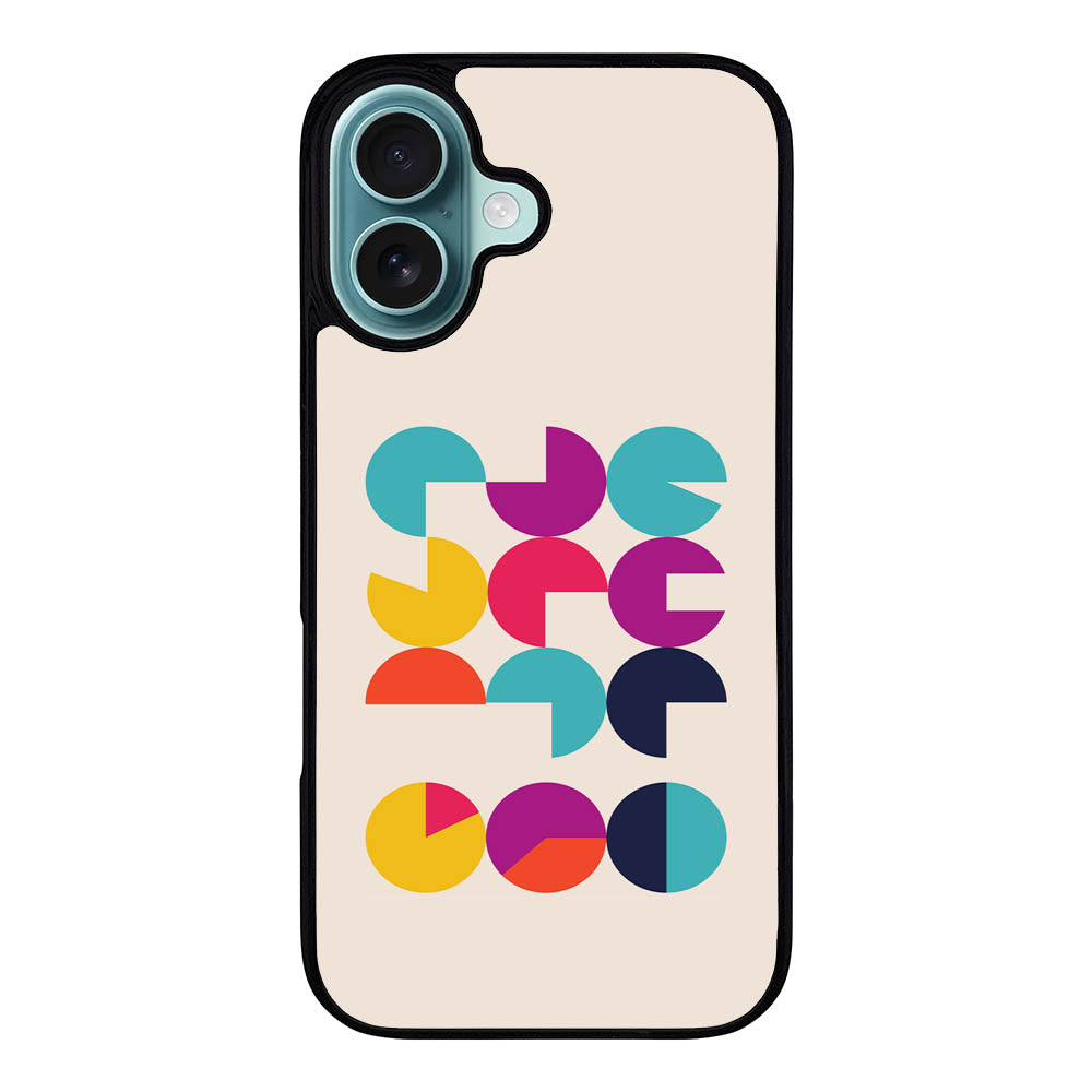 Geometry Circle Art Case Covers iPhone 16 BC0387