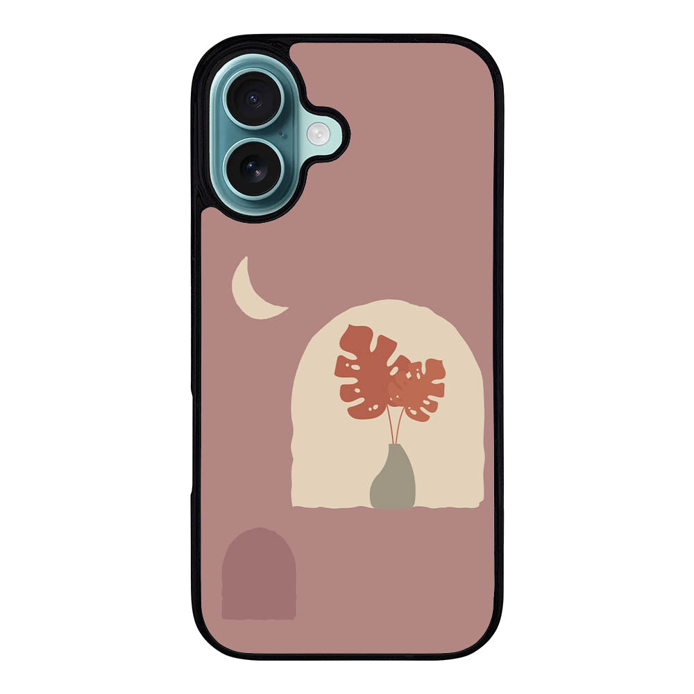 Aesthehtic Moon Floral Case Covers iPhone 16 Plus BC0410